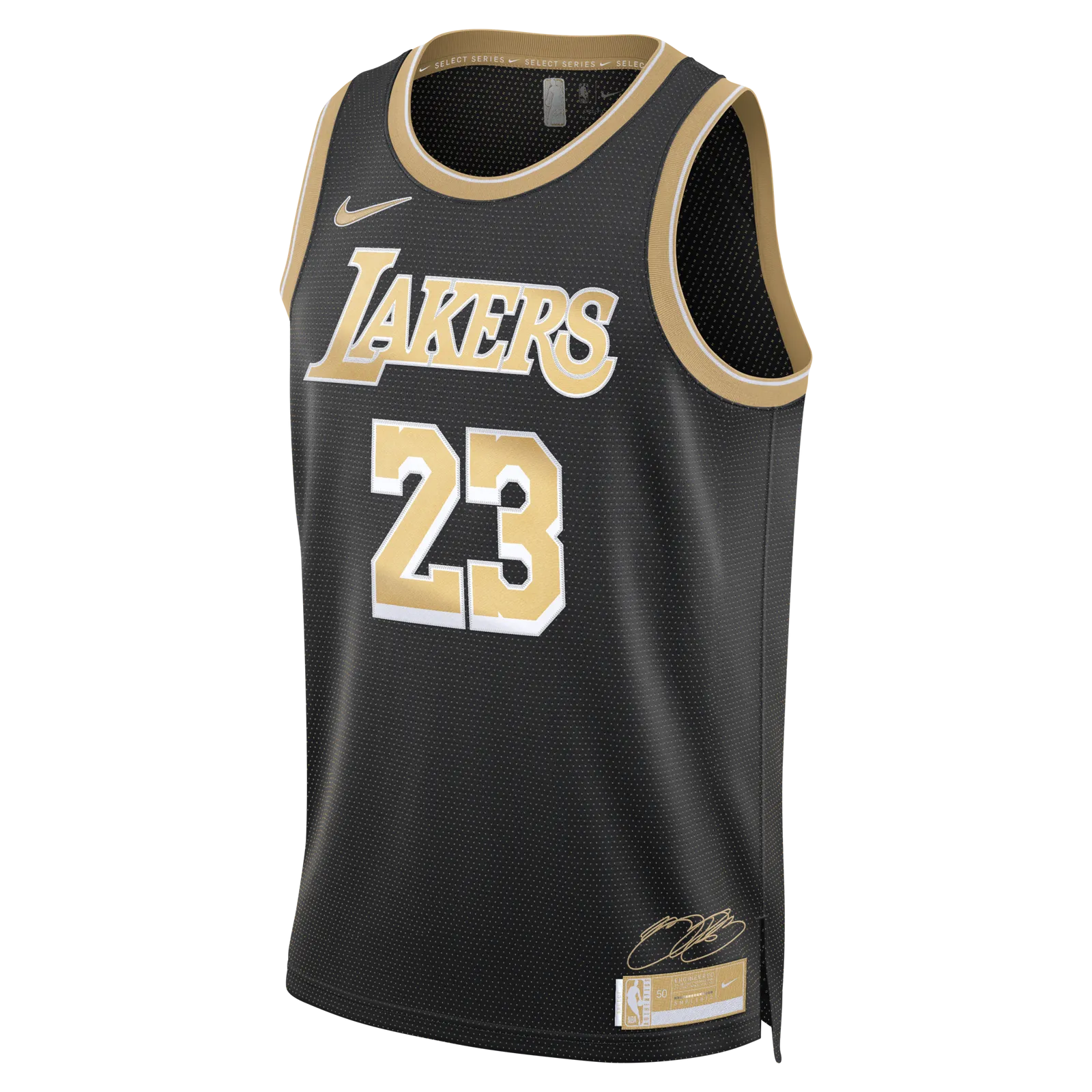 NIKE DRES DRIFIT NBA SWINGMAN LEBRON JAMES LOS ANGELES LAKERS 2024 SELECT SERIES